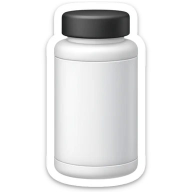 powder bottle sticker