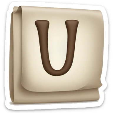 the letter V sticker