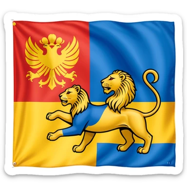 drapeau de la normandie sticker