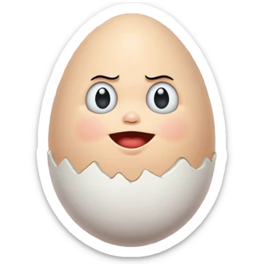 humpty dumpty Nursery Rhyme Character sticker