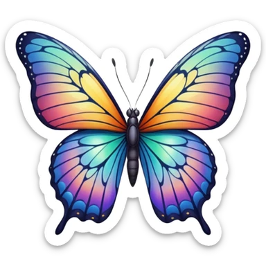 Butterfly Wings sticker