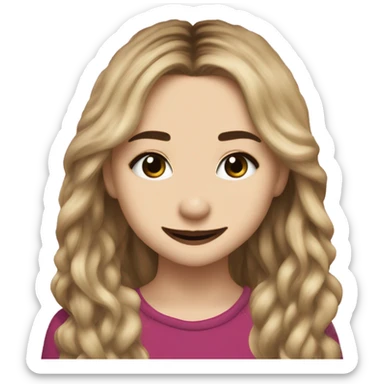 Sabrina Carpenter in 'Girl Meets Excitement' sticker