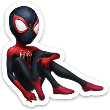 Spiderman miles morales sticker