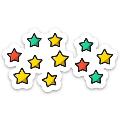 5 stars rating, excellent review sticker