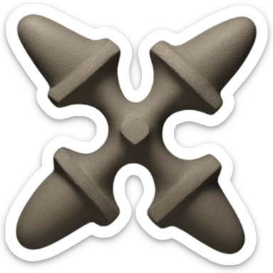 chalcolithic Cyprus cruciform figurine sticker