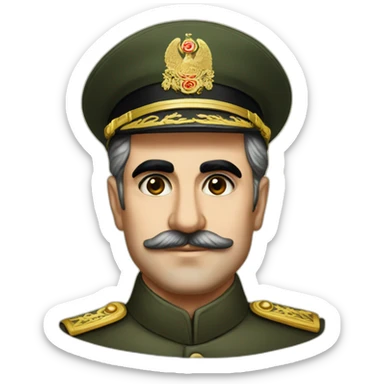 Iran at the time of Reza Shah sticker