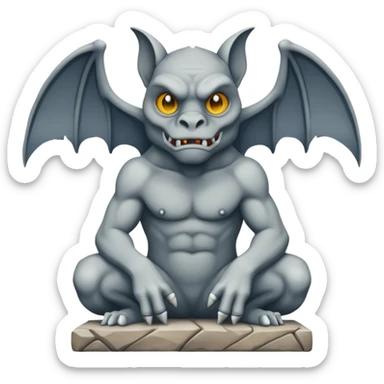 Gargoyle, full body sticker