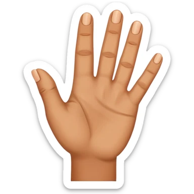 Les doigts en forme de W sticker