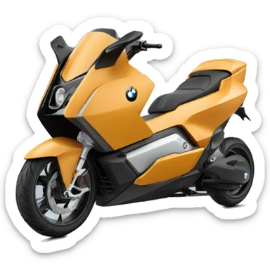 futuristic DELIVERY moto vehicle covered car bike bmw c1 bmwc1 sticker