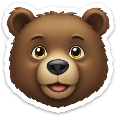 Bear sticker