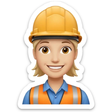 twitter with a hardhat on sticker