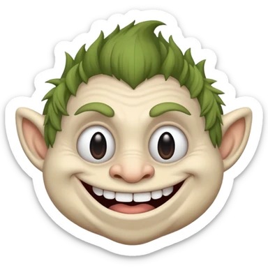 Troll face sticker