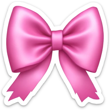 pink aesthetic bow sticker