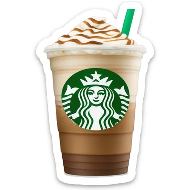 Starbucks frappacino sticker