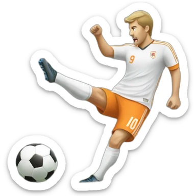 penalty kick sticker
