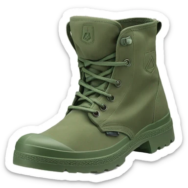 Original Palladium pampa Mens Low Boot Green sticker