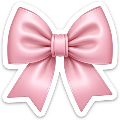 light pink coquette bow sticker
