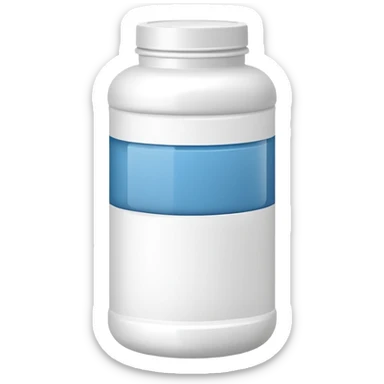 whey protein supplement bottle sticker