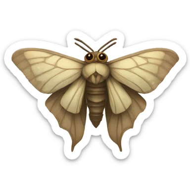 Moth Cultist sticker