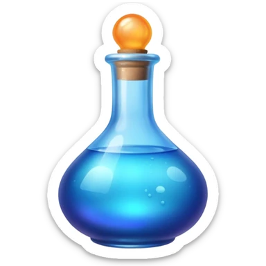 Minimalistic Blue Potion sticker