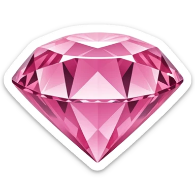 Diamante rosa sticker