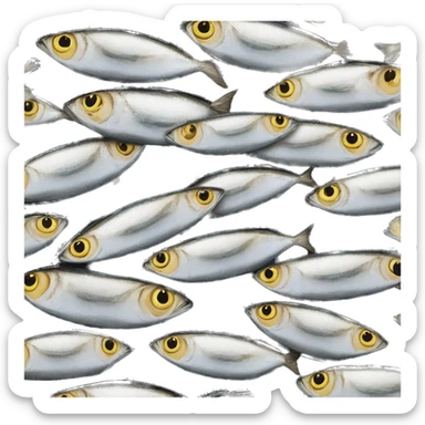 sardines in tin sticker