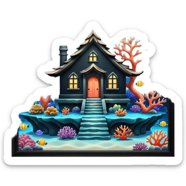 water elemental tribe house sticker