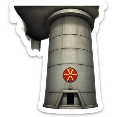 underground nuclear missile silo sticker