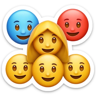 the word BLOG in bright colors, traditional emoji style, slight 3D effect, transparent background sticker