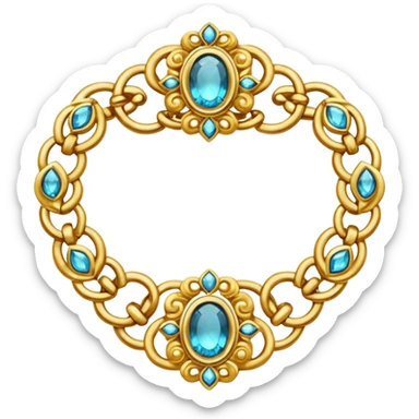 gold and jewelry sticker
