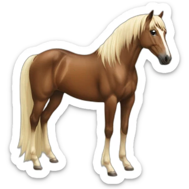 chevaux sticker