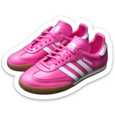 adidas samba 2014 pink sticker