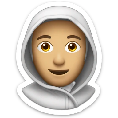 Un musulman avec un cagoule de plaquer sticker