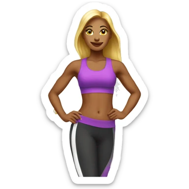 Fit diva fitness sticker