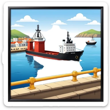 sea port sticker