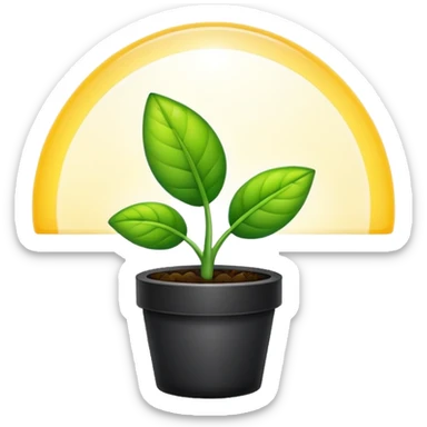 large grow light led white light sticker