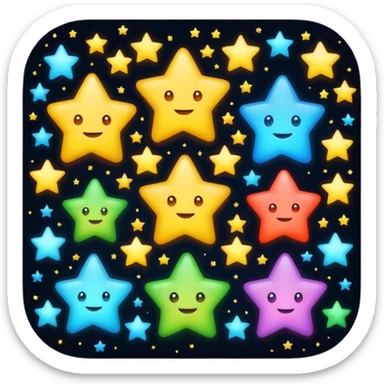 star different ones sticker