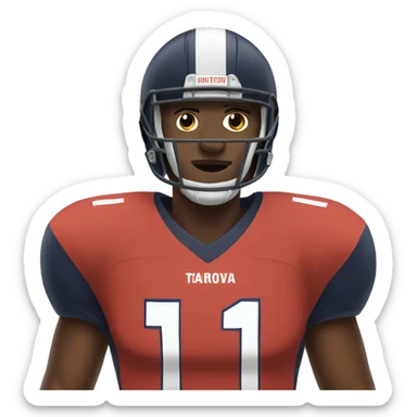 football star #11 sticker