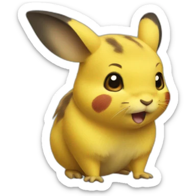 pika pika sticker