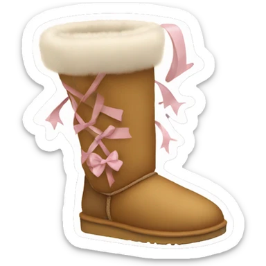 Uggs with bows sticker