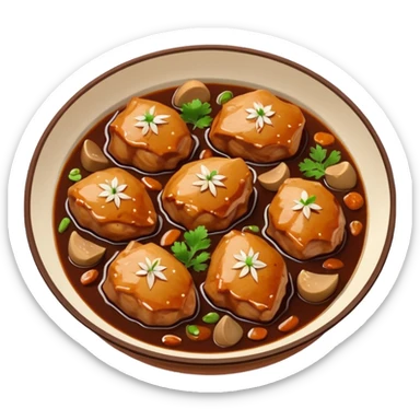 chicken pork coconut adobo sticker