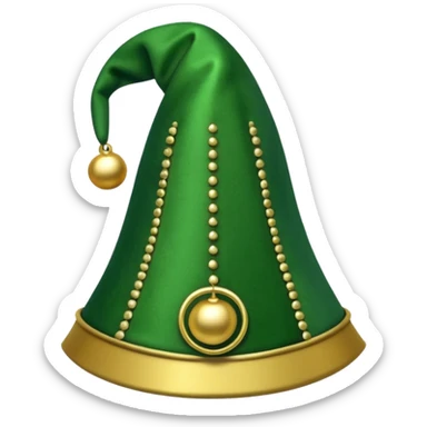 green jester hat sticker