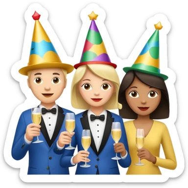 Nouvelle année 2026 sticker