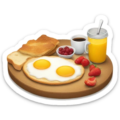 Breakfast sticker