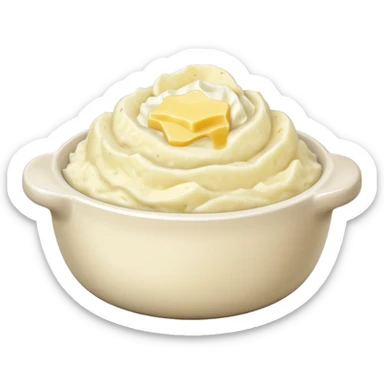 popeyes mashed potato  sticker