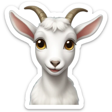 Baby goat sticker