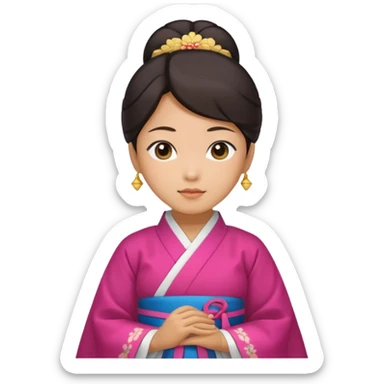 korean mother sticker