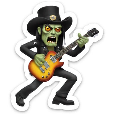 lemmy zombie dancing sticker