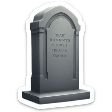 tombstone sticker