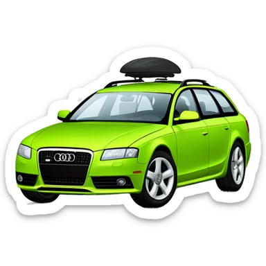 2007 Audi a4 Quattro slime 3.0 tdi station wagon sticker